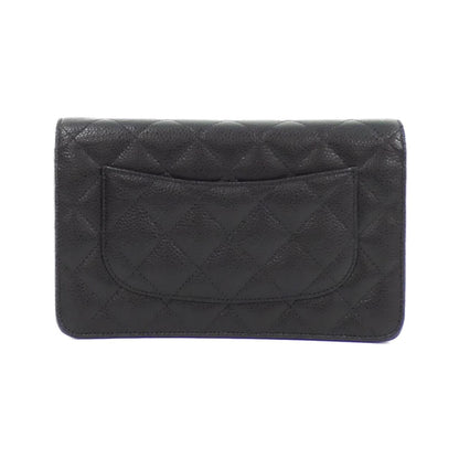 Chanel AP4241 Caviar Skin Chain Wallet