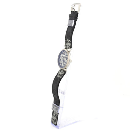 Louis Vuitton Tambour Damier Monogram Rope Stainless Steel Watch