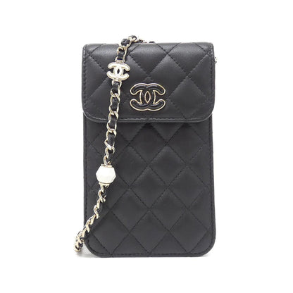 Chanel AP3228 Satin Finish Lambskin Phone Case