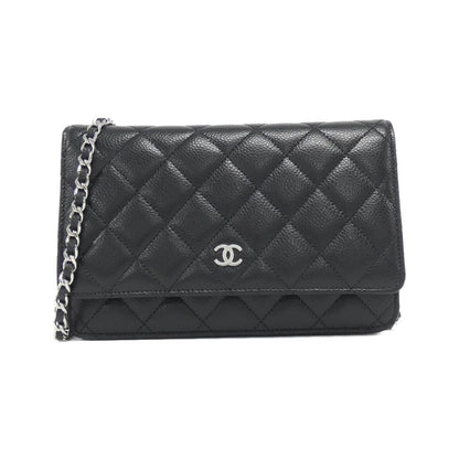 Chanel Timeless Classic Caviar Skin Wallet on Chain