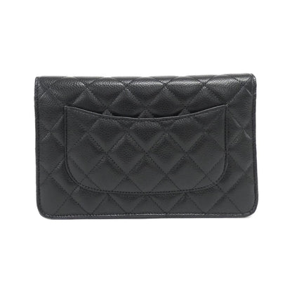 Chanel Timeless Classic Caviar Skin Wallet on Chain