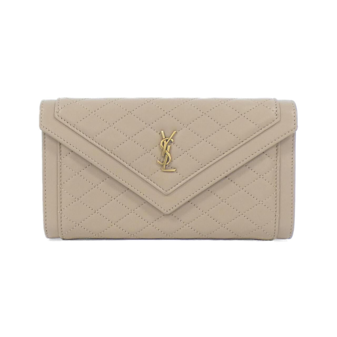 Saint Laurent GABY Lambskin Long Wallet