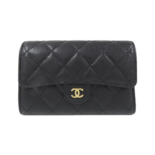 Chanel Timeless Classic Caviar Skin Wallet