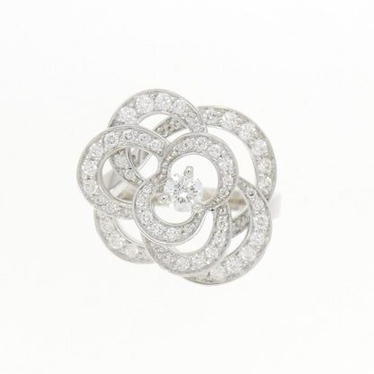 Chanel Camelia 750 White Gold Diamond Ring