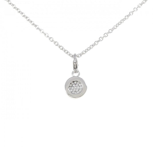 Chanel La Ronde 750 White Gold Diamond Necklace