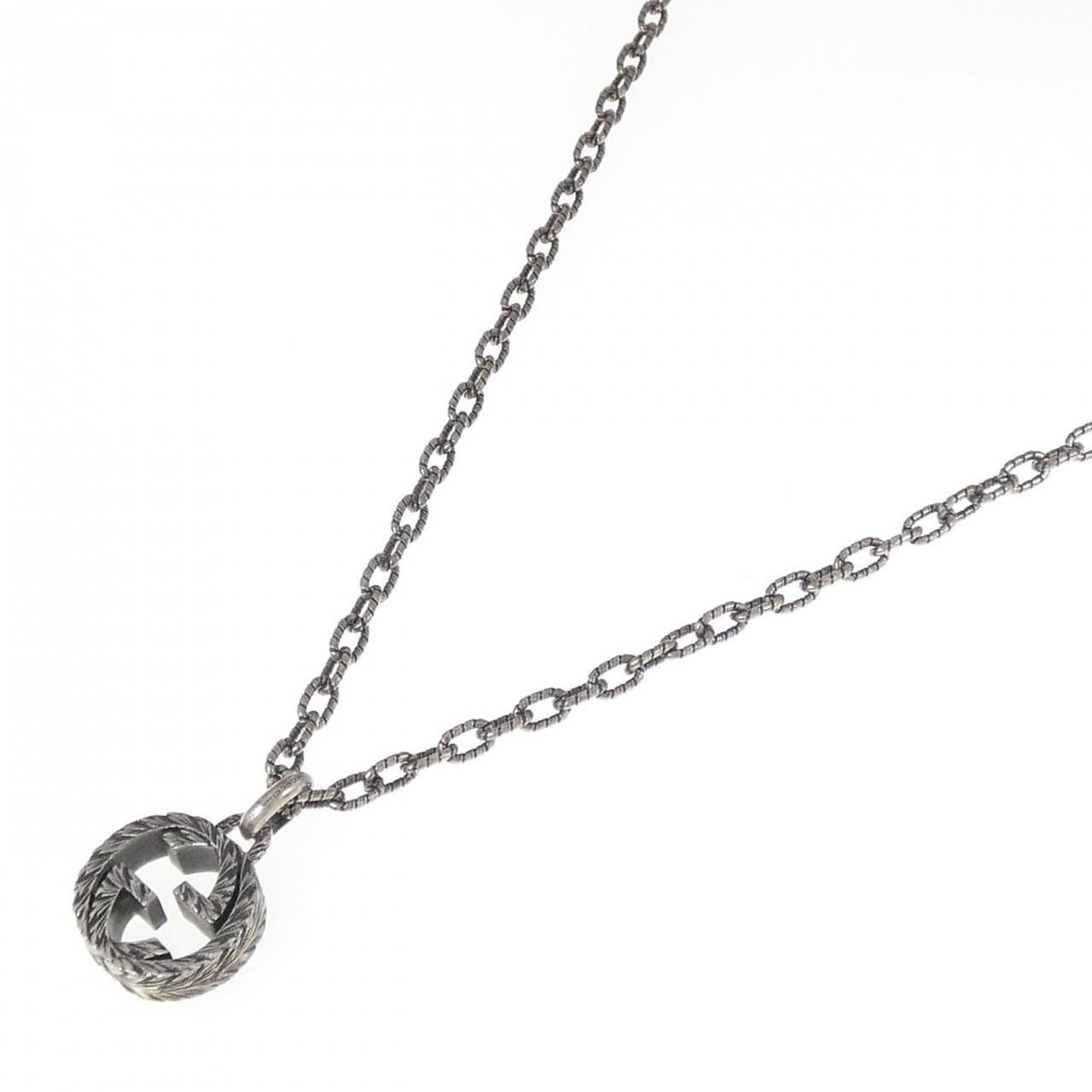 Gucci Interlocking G 925 Silver Necklace