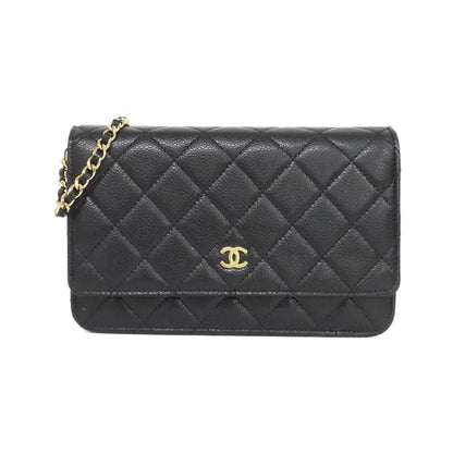 Chanel Timeless Classic Caviar Skin Wallet on Chain