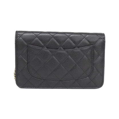 Chanel Timeless Classic Caviar Skin Wallet on Chain