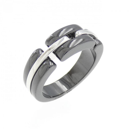 Chanel Ultra Collection 750 White Gold Ceramic Ring