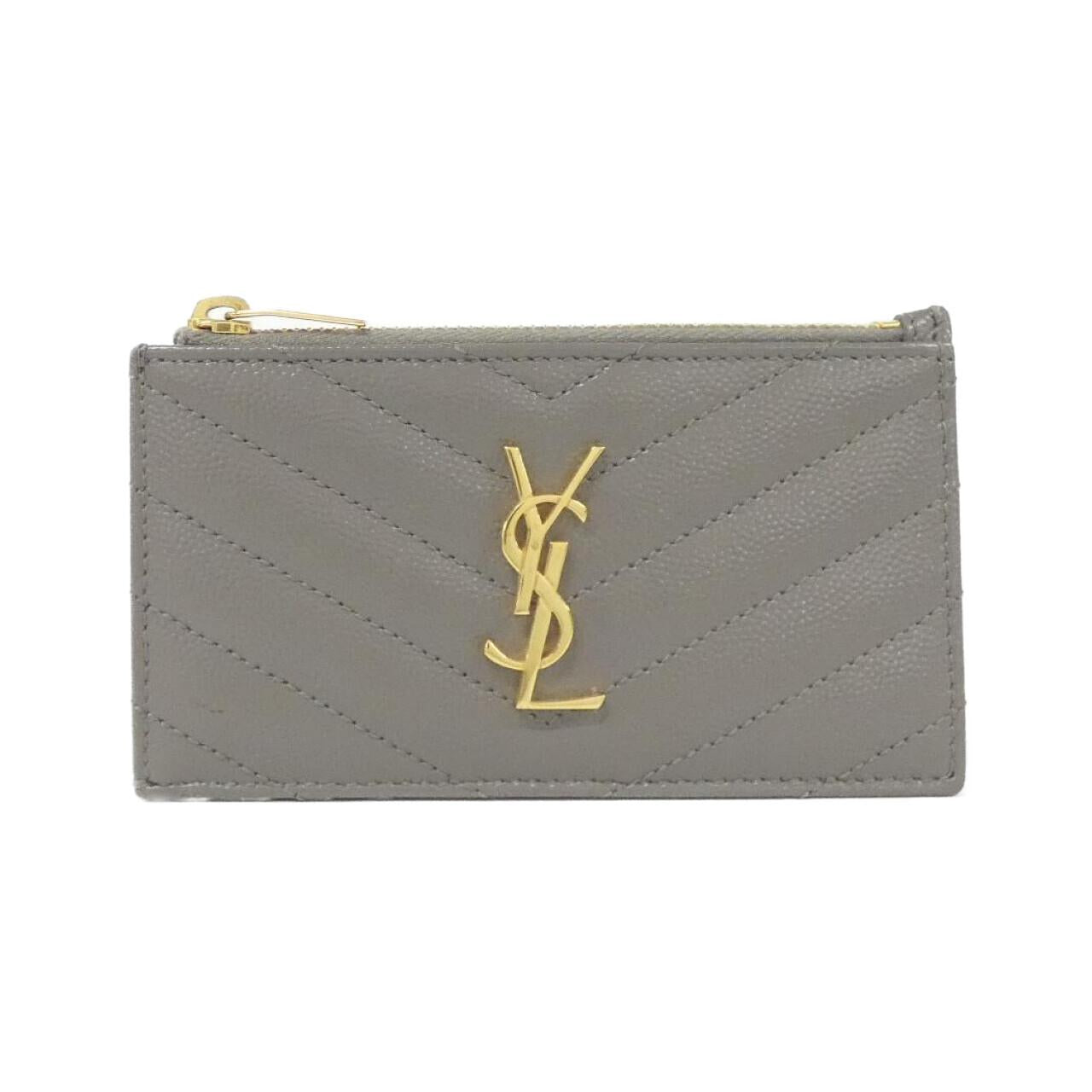 Saint Laurent 607915 BOW01 Calf Coin Case