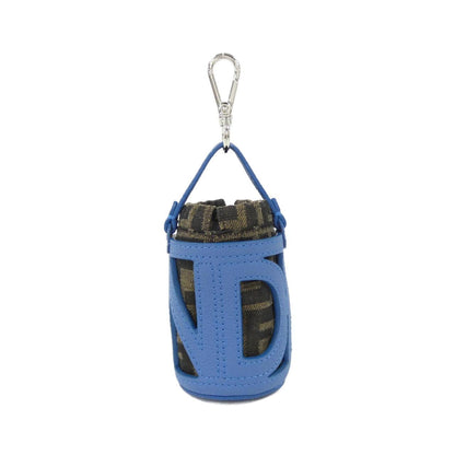 Fendi 7AS158 AMAD Leather Canvas Bag Charm