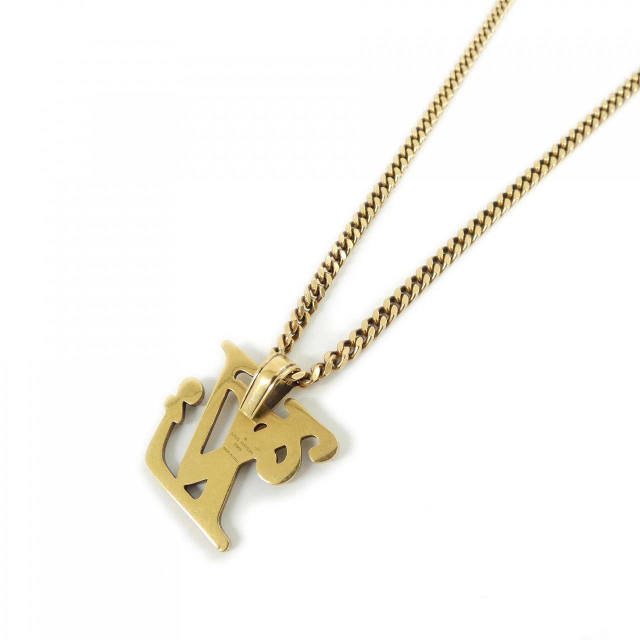 Louis Vuitton Collier Squared LV Necklace