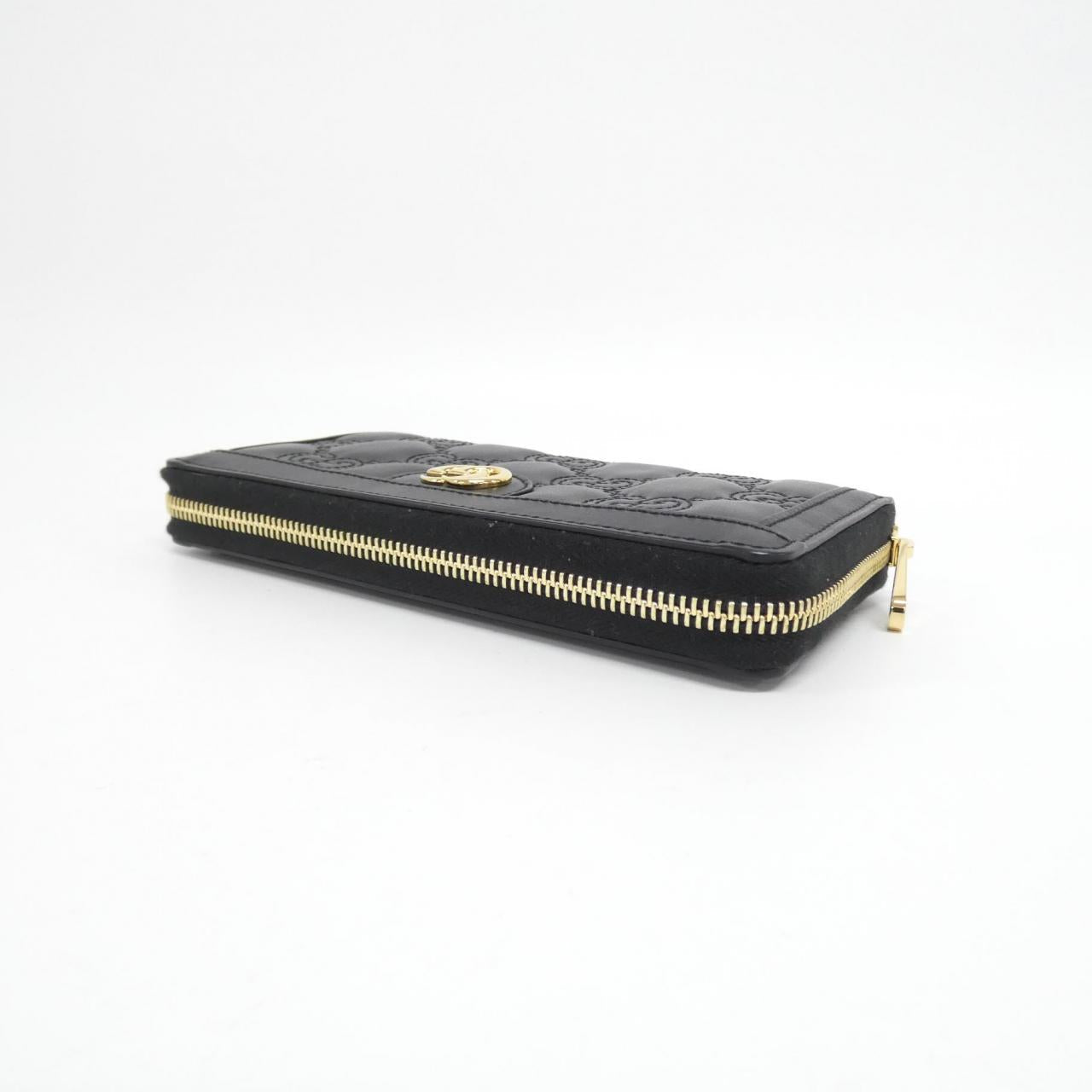 Gucci GG Matelassé Leather Long Wallet