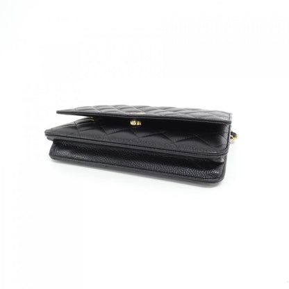Chanel Timeless Classic Caviar Skin Wallet on Chain