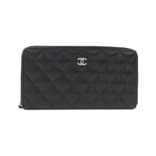 Chanel Timeless Classic Line Caviar Skin Long Wallet