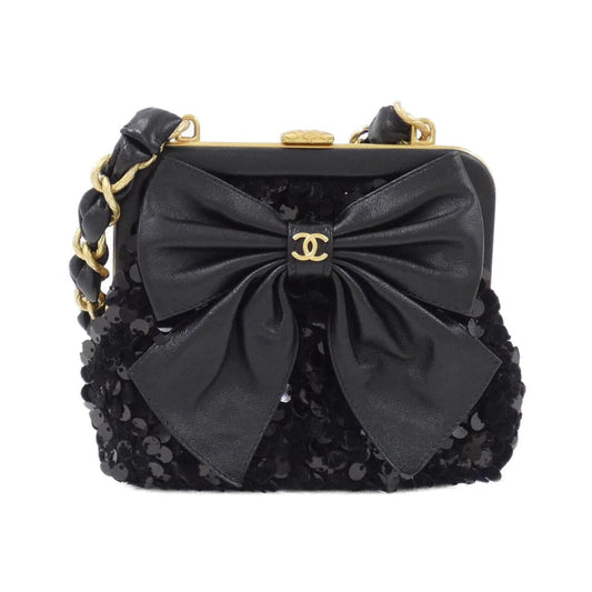 Chanel AP4028 Tweed Spangle Chain Clutch