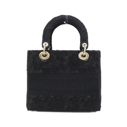 Christian Dior D-LACE Lady D-Lite Canvas Bag