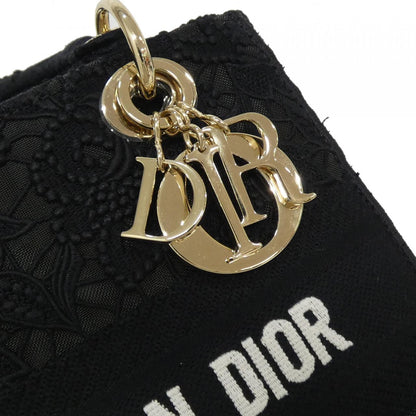 Christian Dior D-LACE Lady D-Lite Canvas Bag