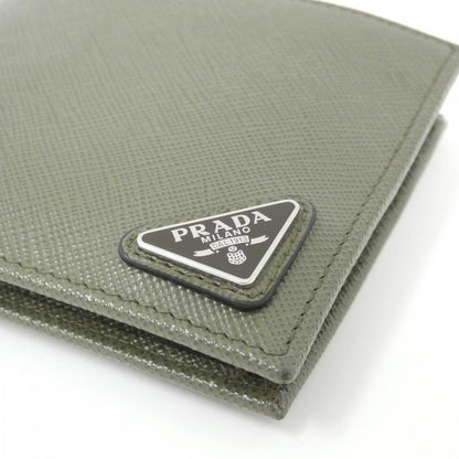 Prada 2MO738 Saffiano Triang Wallet