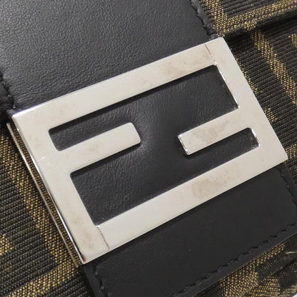 Fendi Baguette Canvas Calf Waist Bag