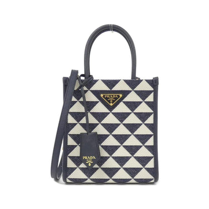 Prada 1BA355 Triangolo Jacquard Bag