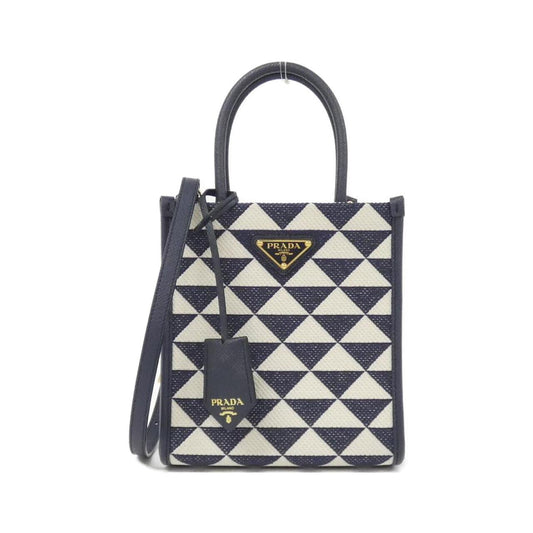 Prada 1BA355 Triangolo Jacquard Bag