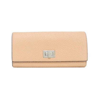 Fendi Peekaboo Calfskin Long Wallet