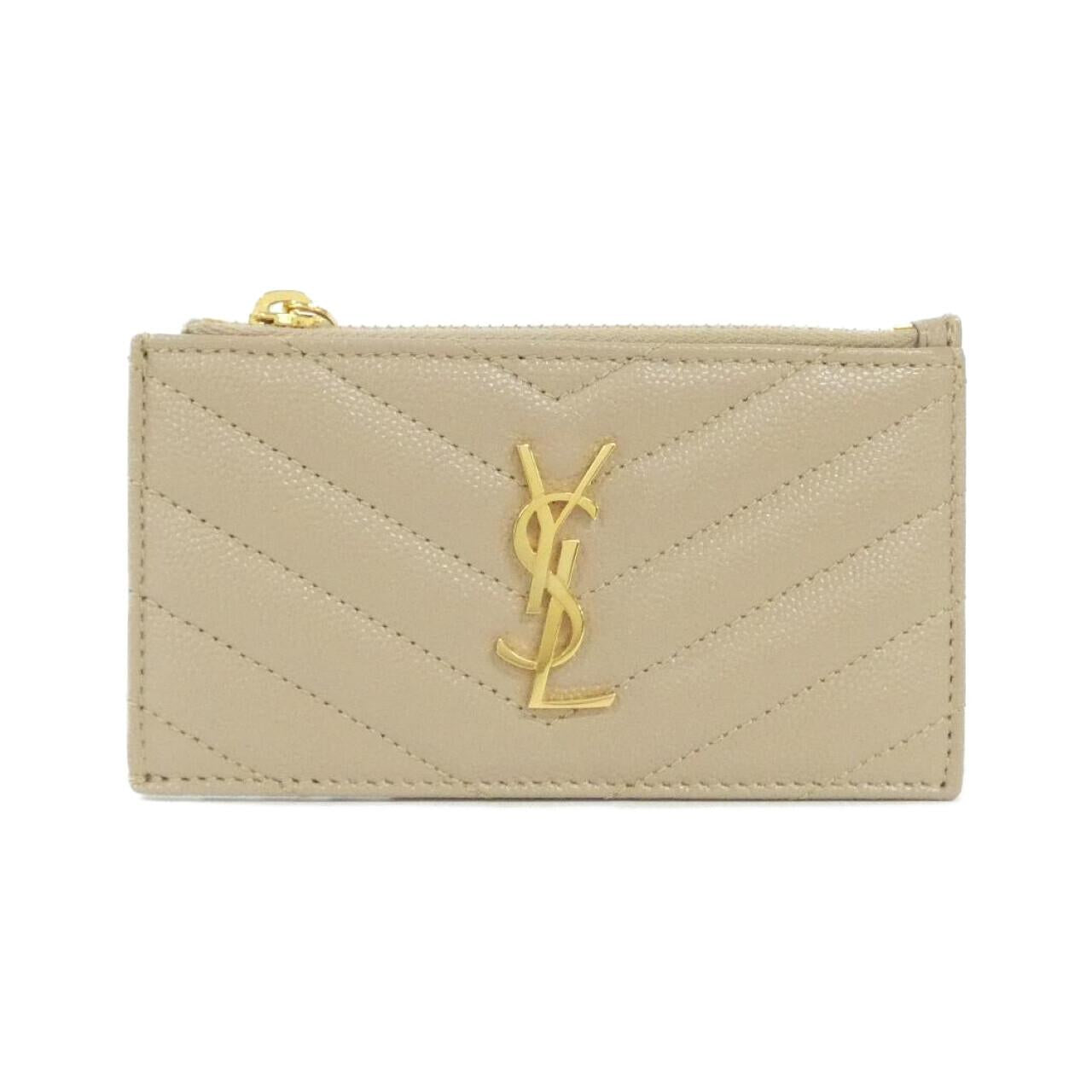 Saint Laurent 607915 BOW01 Calf Coin Case