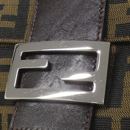 Fendi Baguette Canvas Shoulder Bag