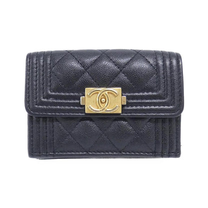 Chanel Boy Chanel Caviar Skin Wallet
