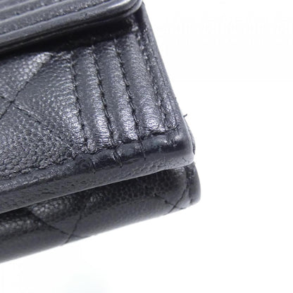 Chanel Boy Chanel Caviar Skin Wallet