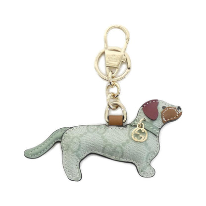 Gucci GG EMBLEM GG Supreme Canvas Keyring