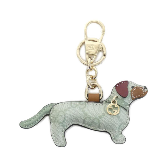 Gucci GG EMBLEM GG Supreme Canvas Keyring