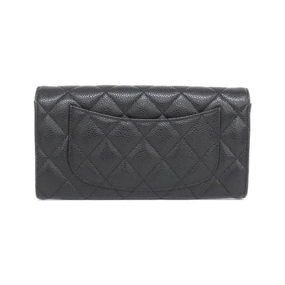 Chanel Timeless Classic Caviar Skin Long Wallet