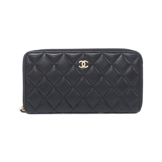 Chanel Timeless Classic Line Lambskin Long Wallet