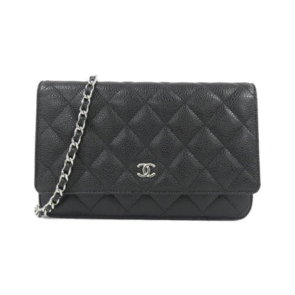 Chanel Timeless Classic Caviar Skin Wallet on Chain