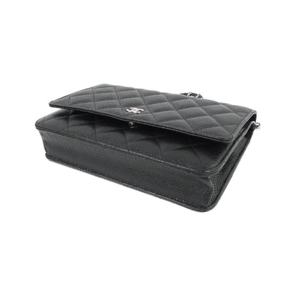 Chanel Timeless Classic Caviar Skin Wallet on Chain