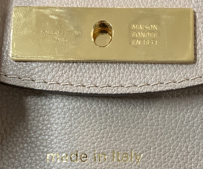Louis Vuitton Steamer Handbag Leather MM