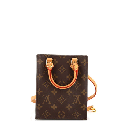 Louis Vuitton Petit Sac Plat Bag Monogram Canvas