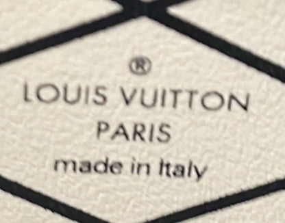 Louis Vuitton Petite Malle Handbag Monogram Embossed Leather