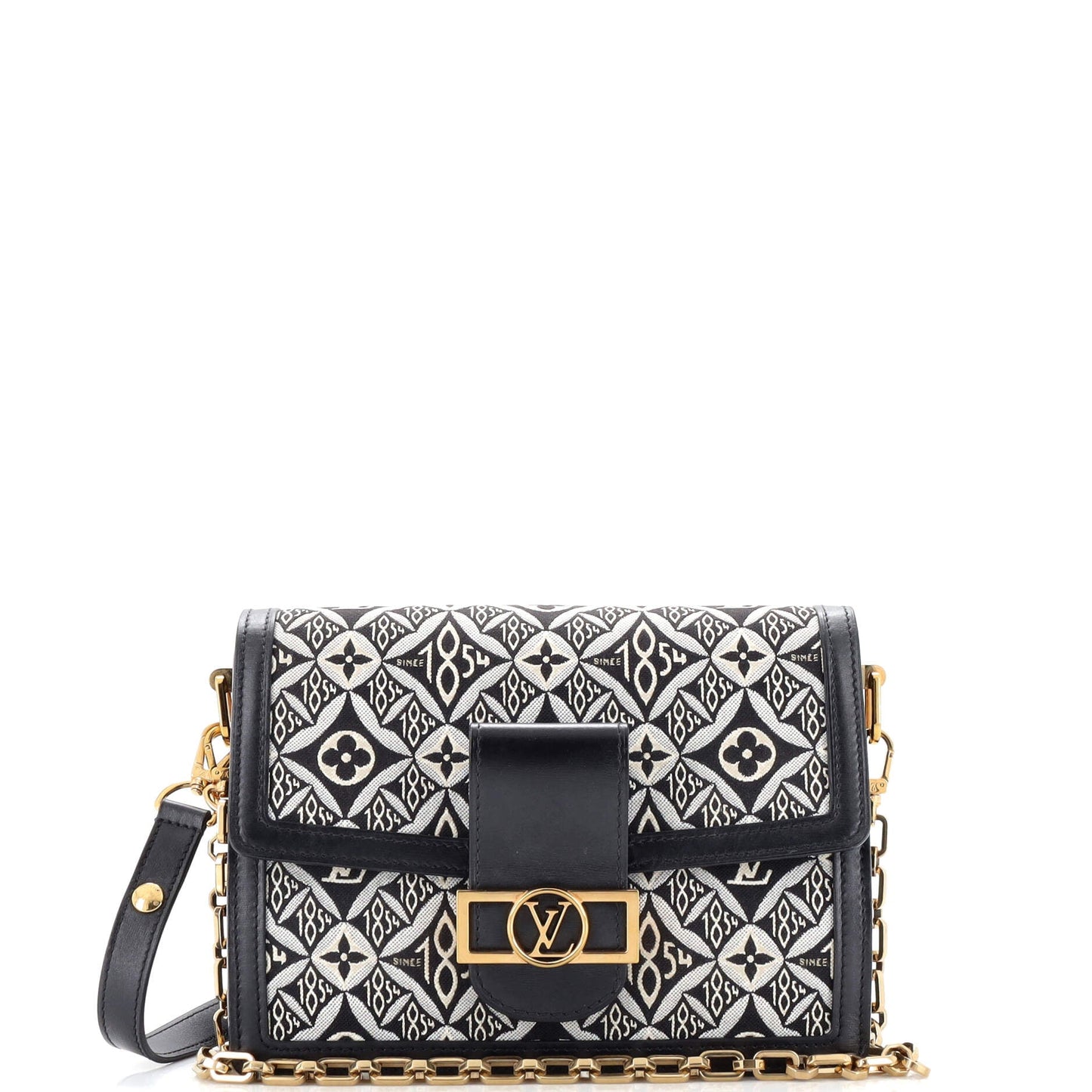 Louis Vuitton Dauphine Shoulder Bag Limited Edition Since 1854 Monogram Jacquard MM