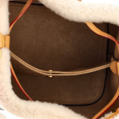 Louis Vuitton NeoNoe Handbag Monogram Canvas with Shearling BB