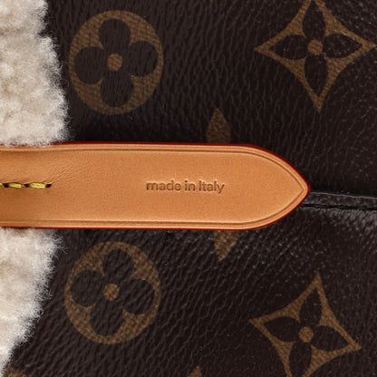 Louis Vuitton NeoNoe Handbag Monogram Canvas with Shearling BB