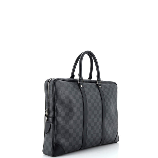 Louis Vuitton Porte-Documents Voyage Briefcase Damier Graphite PM