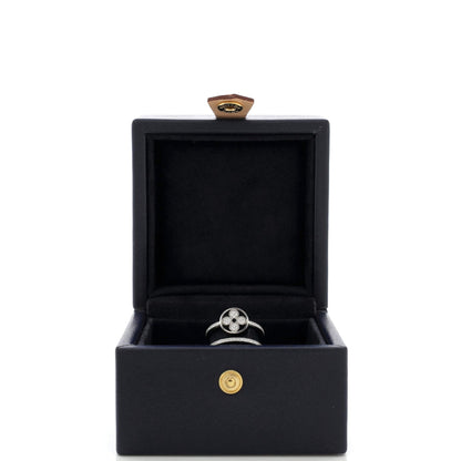 Louis Vuitton Idylle Blossom Two-Row Ring 18K White Gold and Diamonds