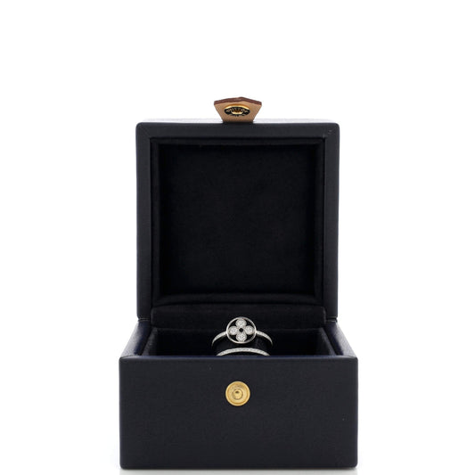 Louis Vuitton Idylle Blossom Two-Row Ring 18K White Gold and Diamonds
