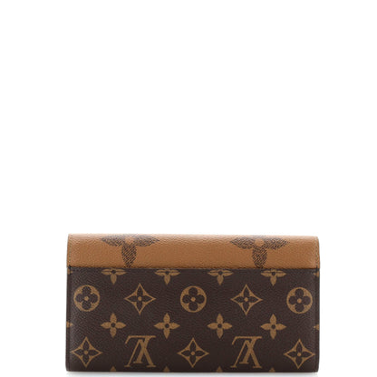 Louis Vuitton Sarah Wallet NM Reverse Monogram Giant and Monogram Canvas