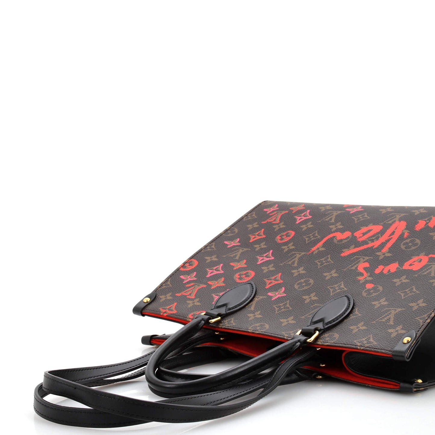 Louis Vuitton OnTheGo Tote Limited Edition Fall in Love Monogram Canvas MM