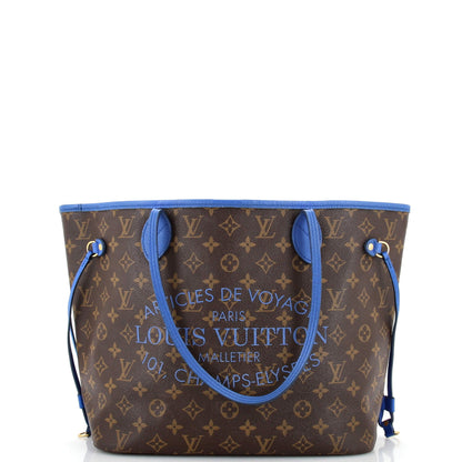 Louis Vuitton Neverfull Tote Limited Edition Ikat Monogram Canvas MM