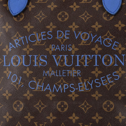 Louis Vuitton Neverfull Tote Limited Edition Ikat Monogram Canvas MM